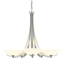 Hubbardton Forge - 101261-SKT-85-GG0123 - Five Light Chandelier - Aegis - Sterling