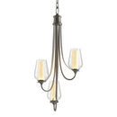 Hubbardton Forge - 103033-SKT-07-ZS0354 - Three Light Chandelier - Flora - Dark Smoke