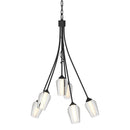 Hubbardton Forge - 103043-SKT-10-ZS0354 - Six Light Chandelier - Flora - Black