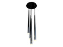 Avenue Lighting - HF2104-BLK - Four Light Pendant - Highland Ave. - Black