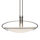 Hubbardton Forge - 134325-SKT-SHRT-07-GG0091 - Two Light Pendant - Mackintosh - Dark Smoke