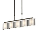 Hubbardton Forge - 137545-SKT-SHRT-07-BB0151 - Five Light Pendant - Exos Glass - Dark Smoke