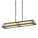 Hubbardton Forge - 137710-SKT-LONG-07-CC0421 - Four Light Pendant - Steppe - Coastal Dark Smoke