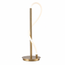 Lámpara De Mesa Decorativa Con Luz Led 12WAcabado Brass Plated /Metal silicone.