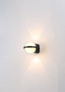 LÁMPARA DE PARED EXTERIOR LED 12W , EMITE 785LM TONALIDAD 3000K 100-240V/50-60HZ.