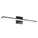 Lámpara De Pared Con Luz Led 12W Acabado Matte Black/  Die Cast Aluminium Acrílico.