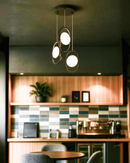 LÁMPARA MODERNA DE TECHO COLGANTE LED 23W, TONALIDAD 3000K 110-240V, GRADO DE PROTECCION 1P20.