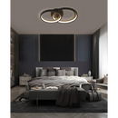 LÁMPARA DE TECHO DECORATIVA LED 30W, INTERRUPTOR CCT PARA ELEGIR TONALIDAD DE LUZ: 30K,40K,60K, 110-240V 50-60HZ GRADO DE PROTECCION IP20