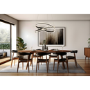 LÁMPARA DE TECHO COLGANTE DECORATIVA LED 102W, INTERRUPTOR CCT PARA ELEGIR TONALIDAD DE LUZ: 30K,40K,60K, 110-240V, ACABADO NEGRO.