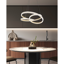 LÁMPARA DE TECHO COLGANTE DECORATIVA LED 102W, INTERRUPTOR CCT, 30K,40K,60K, 110-240V, 50-60HZ, GRADO DE PROTECCION IP20, ACABADO DORADO.