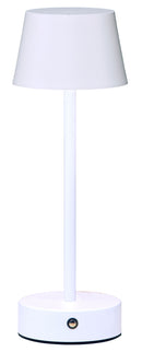 LAMPARA DE MESA LED RECARGABLE 2W CCT, 30K,40,60K, GRADO DE PROTECCION 1P20 ACABADO BLANCO