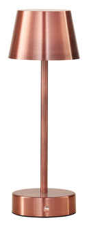 LÁMPARA DE MESA LED RECARGABLE 2W, CCT,30,40,60K, GRADO DE PROTECCION IP20, ACABADO COPPER.