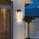 Lámpara De Pared Decorativa Con Luz Led 11W Acabado Black/ Die Cast Aluminium Cristal.