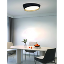 LÁMPARA DE TECHO LED TIPO PLAFON 28W, INTERRUPTOR CCT PARA ELEGIR TONALIDAD DE LUZ: 30K,40K,60K, 110-240V/50-60HZ RA>80 PF>0.70, ACABADO NEGRO + DORADO.