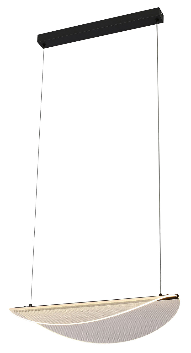 LÁMPARA DE TECHO COLGANTE DECORATIVA LED 16W, TONALIDAD DE 3000K, 110-240V, 50-60HZ, GRADO DE PROTECCION IP20.