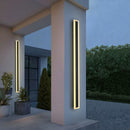 Lámpara pared exterior moderna led 30W, 3000k, 100-240v/ 50-60hz, ip65, acabado negro.