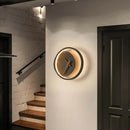 RELOJ CON ILUMINACION LED, 12W, 3000K, 110-240V, 50-60HZ, IP20, ACABADO NEGRO.