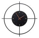 RELOJ DE PARED CON ILUMINACION LED, 7W, 3000K, 110-240V, 50-60HZ, IP20, ACABADO NEGRO.