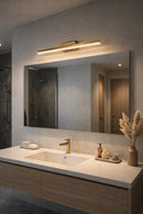Lámpara De Pared Decortiva Con Luz Led 13W Acabado Golden Brass/ Aluminium.
