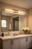 Lámpara De Pared  Led Decorativa 10W Acabado Golden Brass/ Die Cast Aluminium.