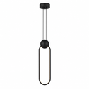 Lámpara Colgante Decorativa Con Luz Led 10W Acabado Black / Hierro Die Cast Aluminum Pvc.