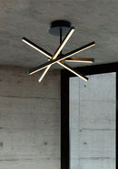 LÁMPARA DE TECHO MODERNA DECORATIVA LED 30W, TONALIDAD 3000K, 100-240V, 50-60HZ, GRADO DE PROTECCION IP20.