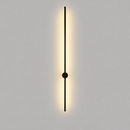 Lámpara De Pared Decorativa Con Luz Led 12W Acabdo Black/Die Cast Aluminum Silicone.