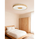 LÁMPARA DE TECHO TIPO PLAFON LED 30W, INTERRUPTOR PARA AJUSTE DE TONALIDAD DE LUZ CCT 30K, 40K,60K, 110-240V, 50-60HZ, GRADO DE PROTECCION IP20, ACABADO MADERA.