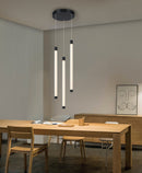 LÁMPARA DE TECHO COLGANTE DECORATIVA MODERNA LED 16W, TONALIDAD DE 3000K, 100-240V, 50-60HZ, GRADO DE PROTECCION IP20, ACABADO NEGRO + ACRILICO.