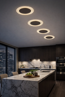 Lámpara De Techo O Pared Decorativa Con Luz Led 15W Acabado Coffee / Acrílico Metal