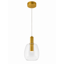 Lámpara Colgante Decorativa Con Luz Led 8W Acabado Gold