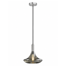 Lámpara Colgante Decorativa 1XE27-40W Acabado Chrome.