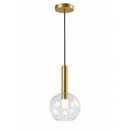 Lámpara Colgante Decorativa 1XG9-10W Acabado Gold.