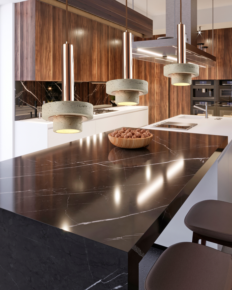 LÁMPARA DE TECHO COLGANTE DECORATIVA 1XGU10-10W MAX, 100-240V, 50-60HZ, IP20, ACABADO COBRE.