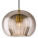 Lámpara De Techo Colgante Decorativa 1xE27-40W 100-240V Acabado Amber + Brass.