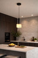 Lámpara Colgante Decorativa Con Luz Led 8W Acabado Black.