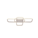 LÁMPARA DE TECHO DECORATIVA LED 42W, INTERRUPTOR PARA ELEGIR TONALIDAD DE LUZ-CCT 30K,40K,60K, 110-240V, 50-60HZ, GRADO DE PROTECCION IP20, ACABADO BLANCO.