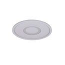 LÁMPARA DE TECHO DECORATIVA LED 27W, INTERRUPTOR PARA ELEGIR TONALIDAD DE LUZ CCT: 30K-40K,60K, 110-240V, 50-60HZ, GRADO DE PROTECCION IP20, ACABADO BLANCO.