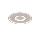 LÁMPARA DE TECHO DECORATIVA LED 27W, INTERRUPTOR PARA ELEGIR TONALIDAD DE LUZ CCT: 30K-40K,60K, 110-240V, 50-60HZ, GRADO DE PROTECCION IP20, ACABADO BLANCO.