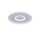 LÁMPARA DE TECHO DECORATIVA LED 27W, INTERRUPTOR PARA ELEGIR TONALIDAD DE LUZ CCT: 30K-40K,60K, 110-240V, 50-60HZ, GRADO DE PROTECCION IP20, ACABADO BLANCO.