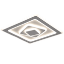 LÁMPARA DE TECHO LED 48W MODERNA, INTERRUPTOR PARA AJUSTE DE TONALIDAD DE LUZ CCT 30K, 40K,60K, 110-240V, 50-60HZ, ACABADO BLANCO.