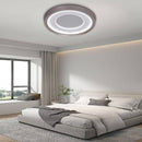 LÁMPARA DE TECHO LED 30W MODERNA, INTERRUPTOR PARA AJUSTE DE TONALIDAD DE LUZ CCT 30K, 40K,60K, 110-240V, 50-60HZ, ACABADO ACABADO BLANCO + NICKEL.