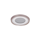 LÁMPARA DE TECHO LED 30W MODERNA, INTERRUPTOR PARA AJUSTE DE TONALIDAD DE LUZ CCT 30K, 40K,60K, 110-240V, 50-60HZ, ACABADO ACABADO BLANCO + NICKEL.