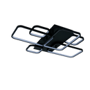 LÁMPARA DE TECHO DECORATIVA LED 75W, INTERRUPTOR PARA ELEGIR TONALIDAD DE LUZ CCT: 30K,60K, 110-240V, 50-60HZ, GRADO DE PROTECCION IP20, ACABADO NEGRO.