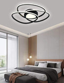 LÁMPARA DE TECHO DECORATIVA LED 61W, INTERRUPTOR PARA ELEGIR TONALIDAD DE LUZ CCT: 30K,60K, 110-240V, 50-60HZ, GRADO DE PROTECCION IP20, ACABADO NEGRO.