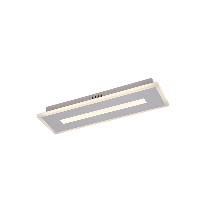 LÁMPARA DE PARED DECORATIVA LED 22W, INTERRUPTOR PARA AJUSTE DE TONALIDAD DE LUZ CCT 30K, 40K,60K, 110-240V, 50-60HZ, ACABADO BLANCO.