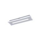 LÁMPARA DE PARED DECORATIVA LED 22W, INTERRUPTOR PARA AJUSTE DE TONALIDAD DE LUZ CCT 30K, 40K,60K, 110-240V, 50-60HZ, ACABADO BLANCO.