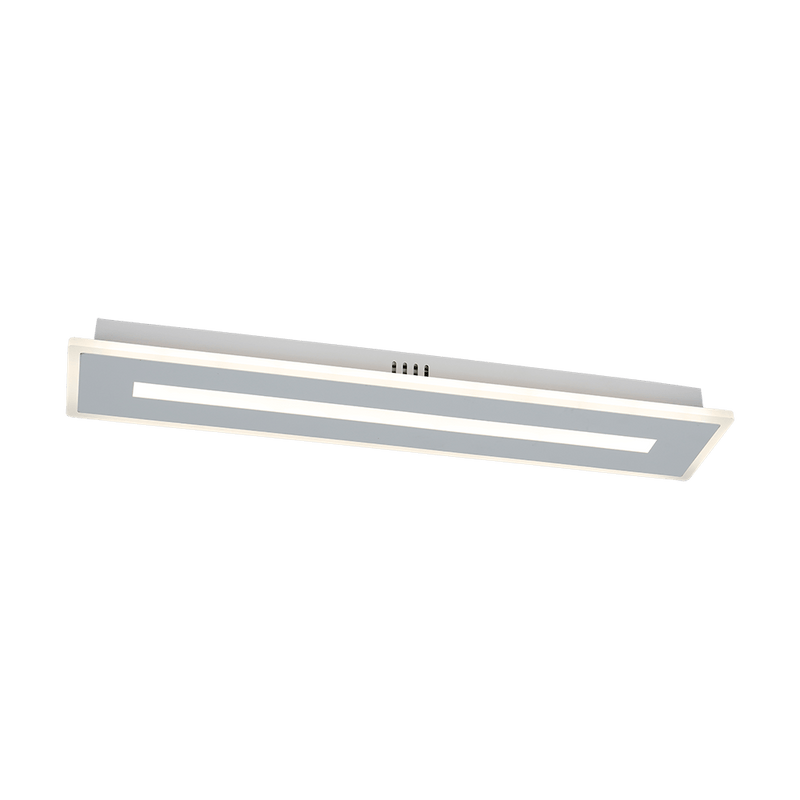 LÁMPARA DE PARED DECORATIVA LED 36.5W, INTERRUPTOR PARA AJUSTE DE TONALIDAD DE LUZ CCT 30K, 40K,60K, 110-240V, 50-60HZ, ACABADO BLANCO.
