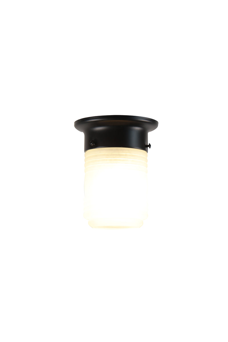 LÁMPARA DE TECHO DECORATIVA 1XE27-40W (A19) 110-240V, 50-60HZ, GRADO DE PROTECCION IP20, ACABADO NEGRO.