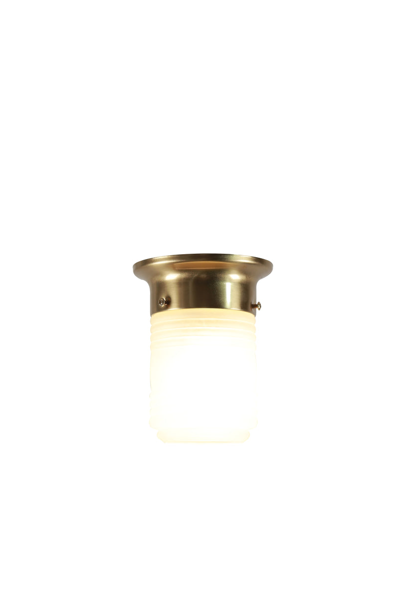 LÁMPARA DE TECHO DECORATIVA 1XE27-40W (A19) 110-240V, 50-60HZ, GRADO DE PROTECCION IP20, ACABADO DORADO.